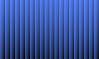 Abstract blue striped background with subtle black shadows. Vertical bars create depth, contrast, and a modern futuristic texture.