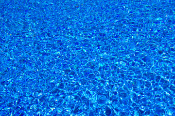 Abstract Blue Pool Ripples - Top View Texture