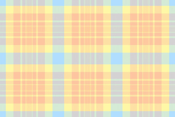 Playful plaid fabric with diagonal lines and fresh colors, addin