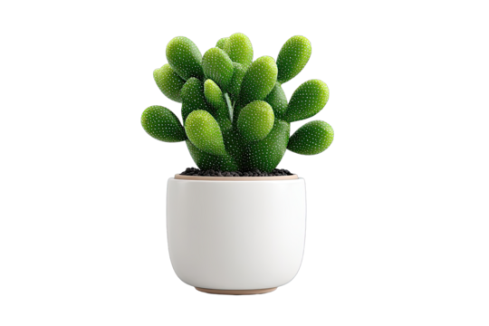 A potted succulent plant