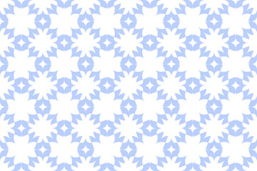 Abstract Seamless Geometric Light Blue Pattern.