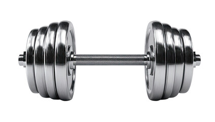 Metal dumbbell, studio shot