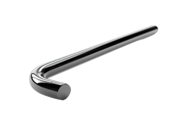 Rendered metal rod with a right-angle bend