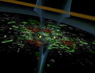 Imaginatory fractal abstract background Image