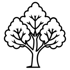 Obraz premium Minimal Tree Sticker Pack
