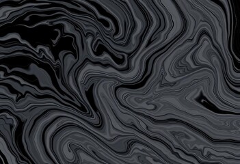 Swirling monochrome marble, abstract fluid art, close-up texture, close up, swirl