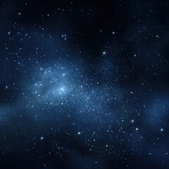Obraz premium Eye-catching photo of dark Blue Night Sky With Sparkling Stars.