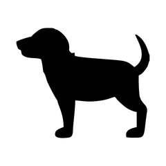 dog silhouette vector