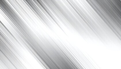 Fototapeta premium Diagonal lines of gray and white create a modern, smooth, and dynamic abstract design.