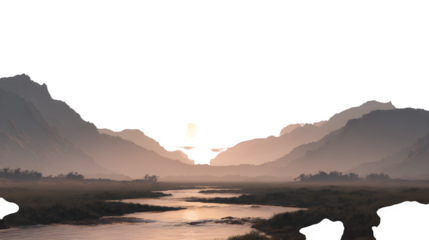 mountain landscape with mountains