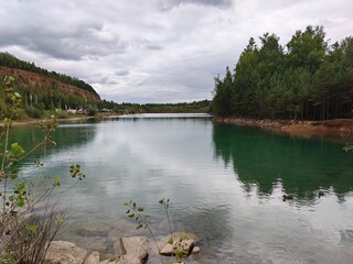 landscape with lake