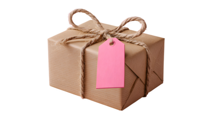 gift bag isolated on white background