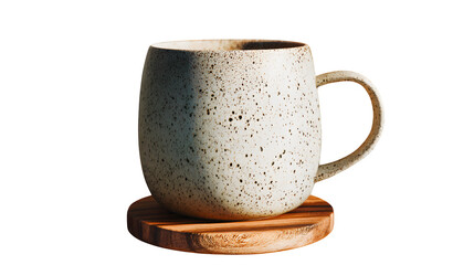 ceramic cup on white