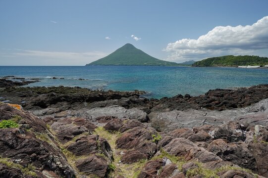 Kaimondake, Cape Nagasakibana, Satsuma Peninsula, Japan