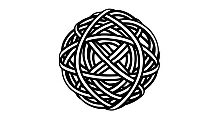 Obraz premium Ball of rubber bands 