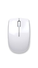 Wireless computer mouse, white
