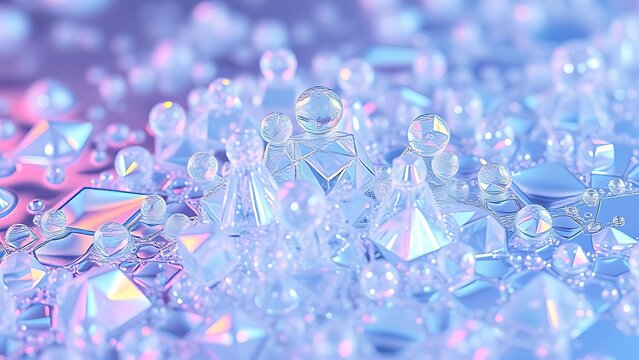Ultra-high-definition macro shot of iridescent quantum foam forming impossible geometric structures in liquid mercury
