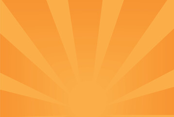 Obraz premium Bright Sunburst Background with Orange and Yellow Rays – Warm Summer Sunrise Light Illustration, Shining Sunbeam Pattern, Abstract Sky Texture, Hot Sunny Wallpaper Design, Radiant Burst Vector Art