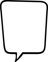 Black Outline speech bubbles. communication concept, Speak bubble text, vector set of flat message bubbles show chat bubble or dialog boxes, Vector Illustration !