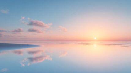 background of sea and beach under sky