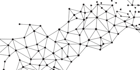 abstract network visualization vector template showcasing data flow and analytics in a modern digital graph concept