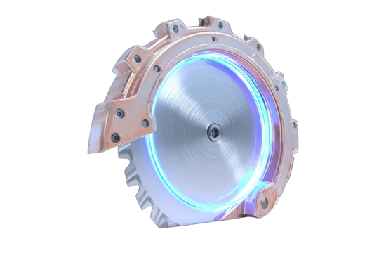 Circular saw blade, futuristic design