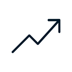 Gain icon, Vector logo sign, Illustration, shape, design, UX UI icon, editable eps