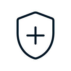 Healthcare icon, Vector logo sign, Illustration, shape, design, UX UI icon, editable eps