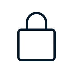 Lock icon, Vector logo sign, Illustration, shape, design, UX UI icon, editable eps