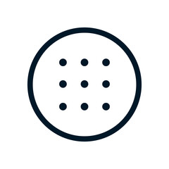 Options icon, Vector logo sign, Illustration, shape, design, UX UI icon, editable eps