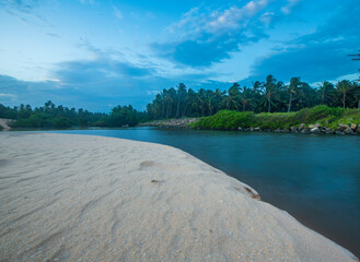 Rajakkamangalam Thurai Beach, Kanyakumari, Tamil Nadu, India.