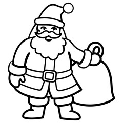 Simple Santa Illustration