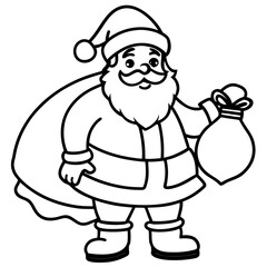Simple Santa Illustration