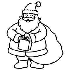 Simple Santa Illustration