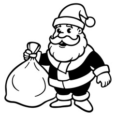 Simple Santa Illustration