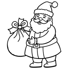 Simple Santa Illustration