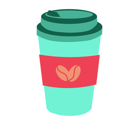 coffee cup with paper