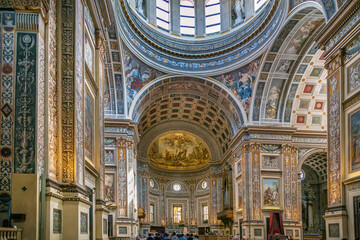Obraz premium Basilica of Sant'Andrea, Mantua, Italy