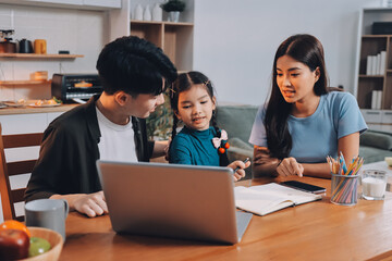 Family spends their free time together