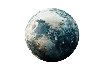 Isolated in white background no shadow on background, A planet ruled by a powerful Easter-themed