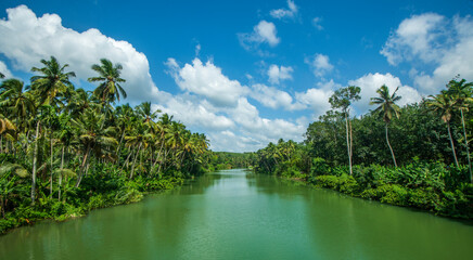 Landscape of Kanyakumari, Tamil Nadu, India.