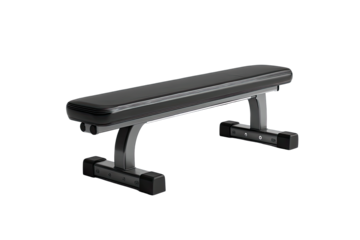Gray gym bench