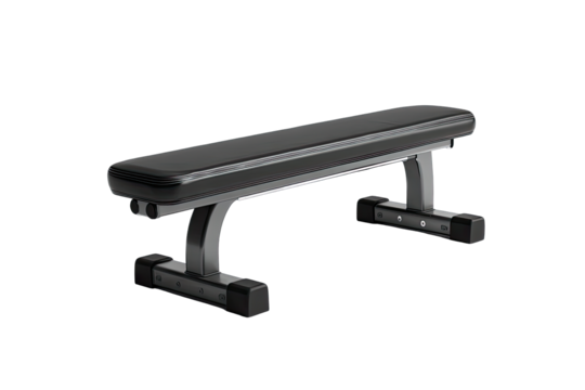 Gray gym bench