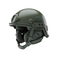 Fototapeta premium military helmet isolated on white