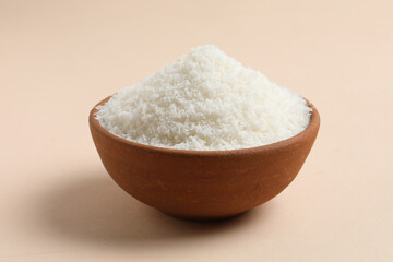 Powdered White dry Coconut powder