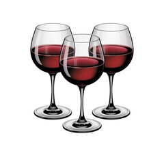 red wine glass