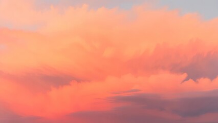 Fototapeta premium Soft sunset clouds