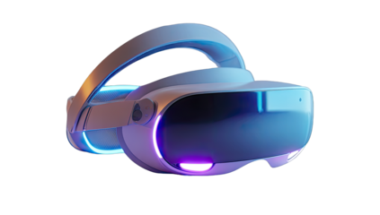 VR headset, futuristic design
