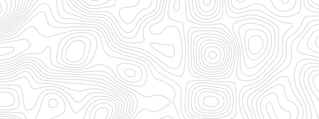 Seamless Grid Pattern Combining Topography, Technology Lines, and Discovery Areas Represented in Geometric Styles
