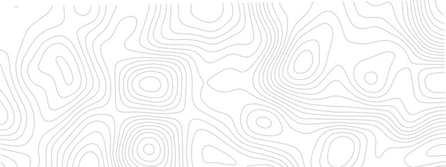 Fototapeta premium Modern Geometric Map Design Incorporating Topographical Lines, Sea Maps, and Mounted Area Spaces for a Clean White Background 